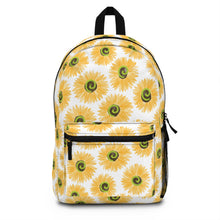 Load image into Gallery viewer, Neon Sunflower Swirl Backpack
