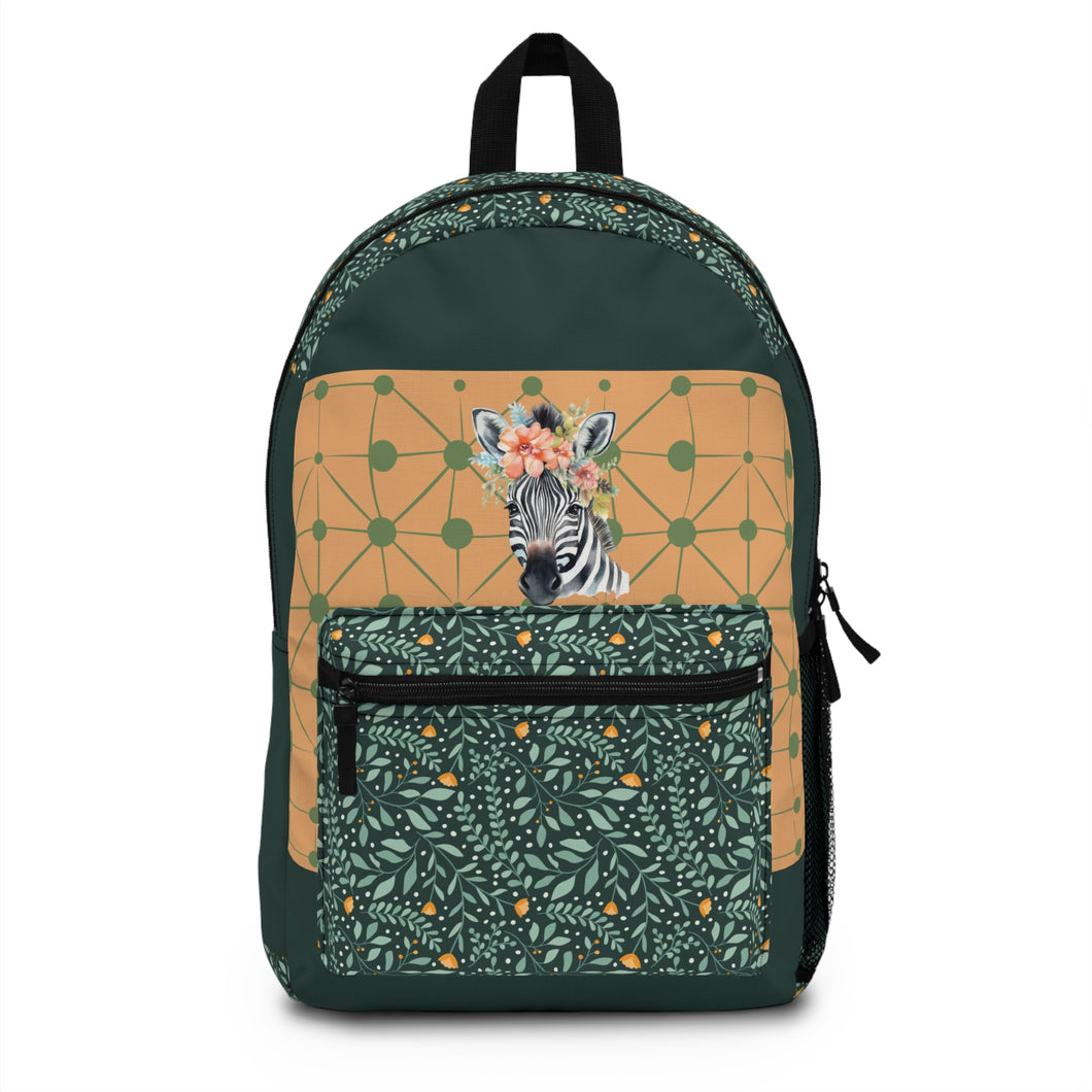 Zebra Dream Jungle Explorer Backpack