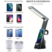 Load image into Gallery viewer, LED Desk Lamp Wireless Charger

