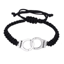 Load image into Gallery viewer, Handcuffs Bracelet - Silver Plated
