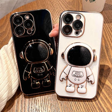 Load image into Gallery viewer, Astronaut Phone Case Silicone Kickstand Cover For iPhone 12 13 14 Pro Max Plus

