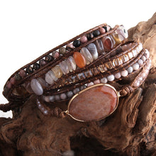 Load image into Gallery viewer, Bohemian Natural Stones Charm Bracelet
