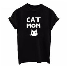 Load image into Gallery viewer, CRITTERTRENDS Cat Mom T-Shirt
