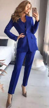 Load image into Gallery viewer, Women&#39;s Solid Color Elegant Three-piece Suit
