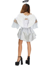 Load image into Gallery viewer, Halloween Winged Black Angel Costume Costume Adult
