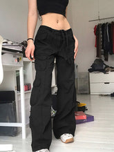 Load image into Gallery viewer, Women&#39;s Casual Vintage Workwear Wide Leg Loose Straight Jeans
