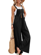 Load image into Gallery viewer, Women&#39;s Solid Color Casual Bib Trousers
