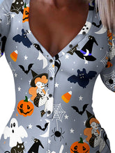 Load image into Gallery viewer, Fashion women&#39;s new Halloween one-piece pajamas

