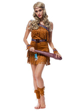 Load image into Gallery viewer, Halloween Indian Native Forest Hunter Costume
