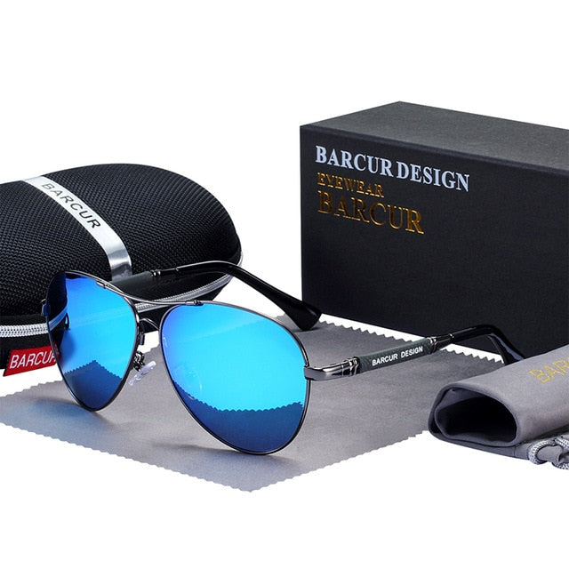 Titanium Alloy Polarized Sunglasses for Men