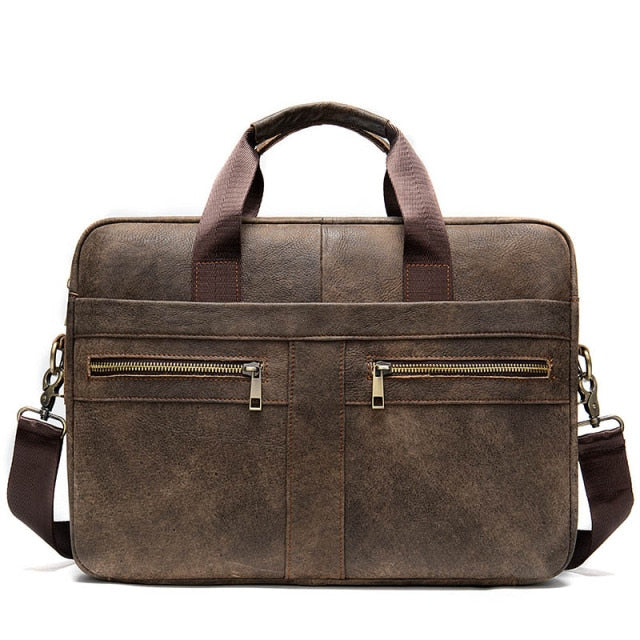 Men's Briefcases Genuine Leather Bag