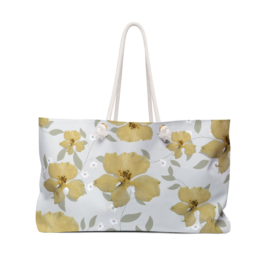 Stunning Floral Print Weekender Tote