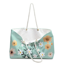 Load image into Gallery viewer, Greeny Floral Fantasy Weekender Tote
