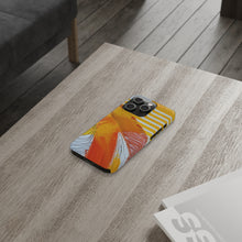 Load image into Gallery viewer, Vivid Abstract iPhone Cases - Orange, White, and Yellow Designs for Color Enthusiasts | Phone Cases
