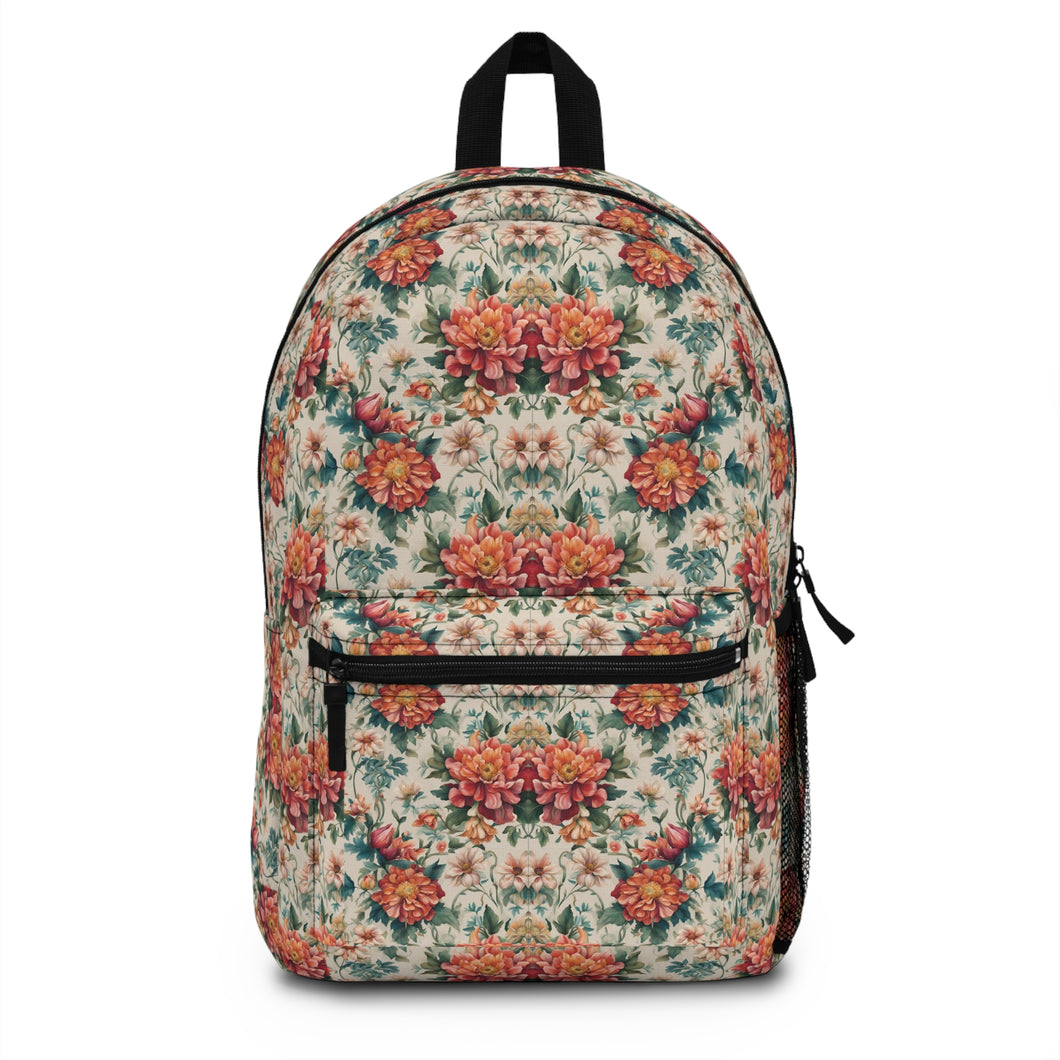 Floral Adventure Backpack: Vibrant Exploration Companion
