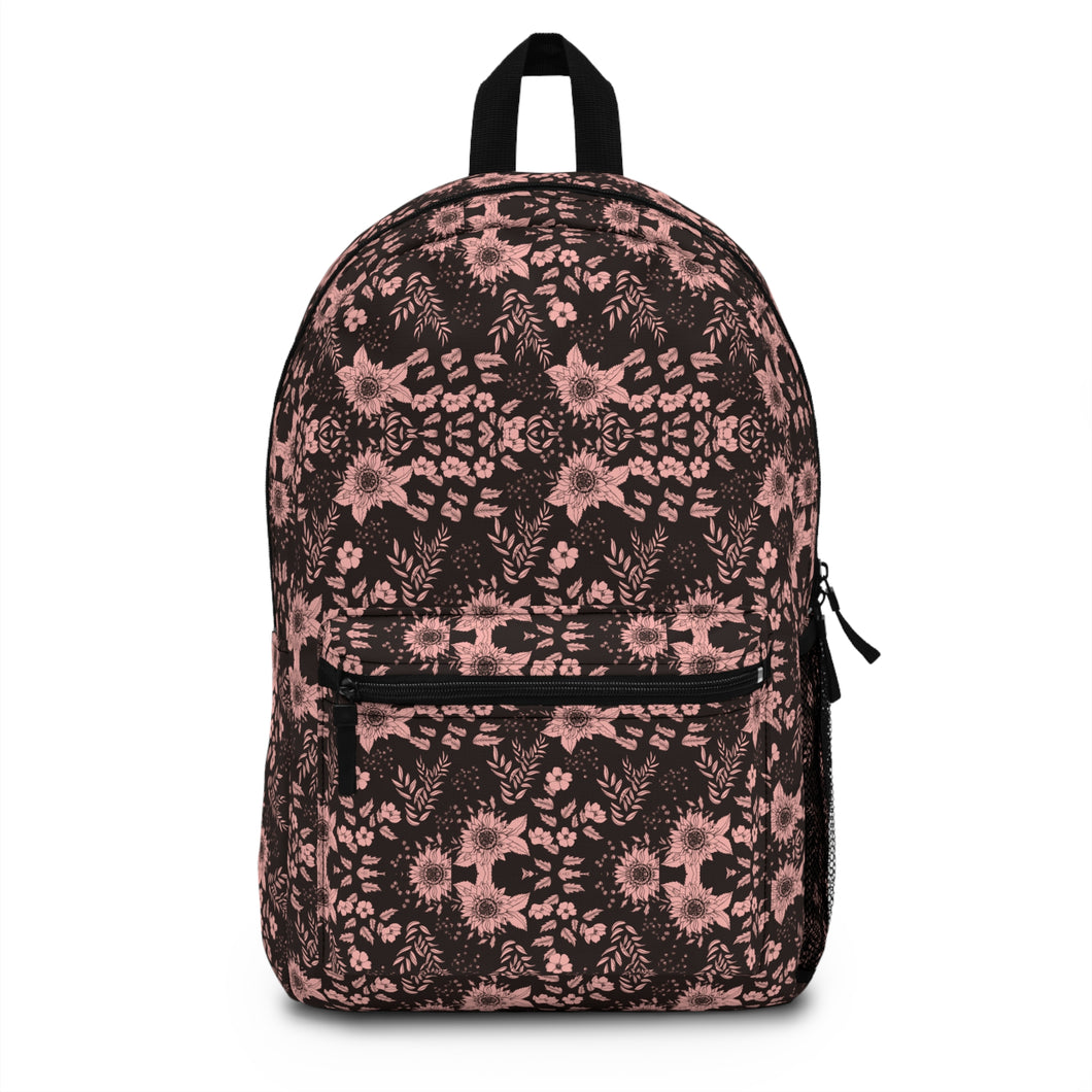 Mystic Petals Gothic Floral Backpack