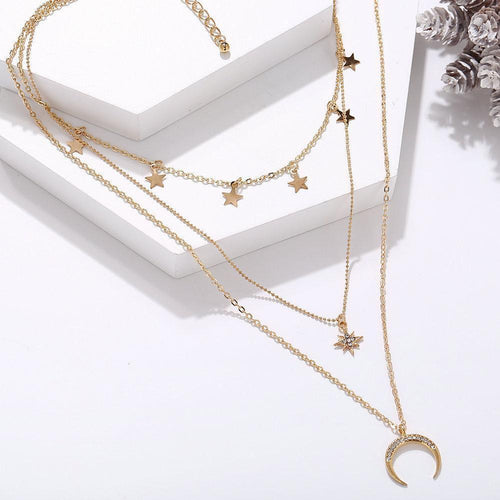 Celestial Gold Necklace | Gold Plated Necklace | LHOARE Lifestyle