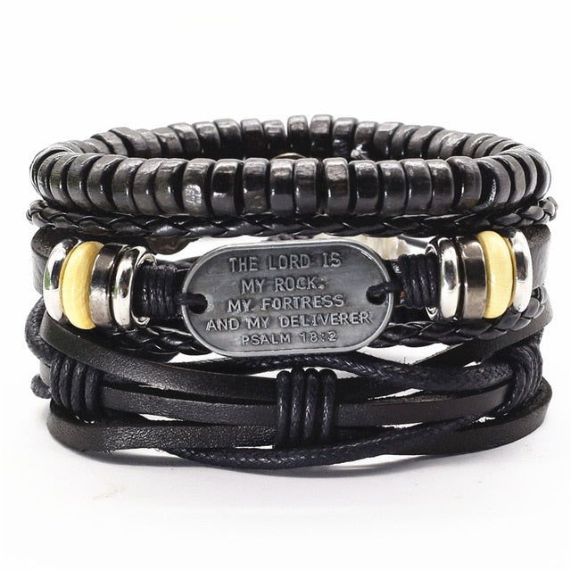 Men's Leather Bracelets | Leather Men's Bangles | LHOARE Lifestyle