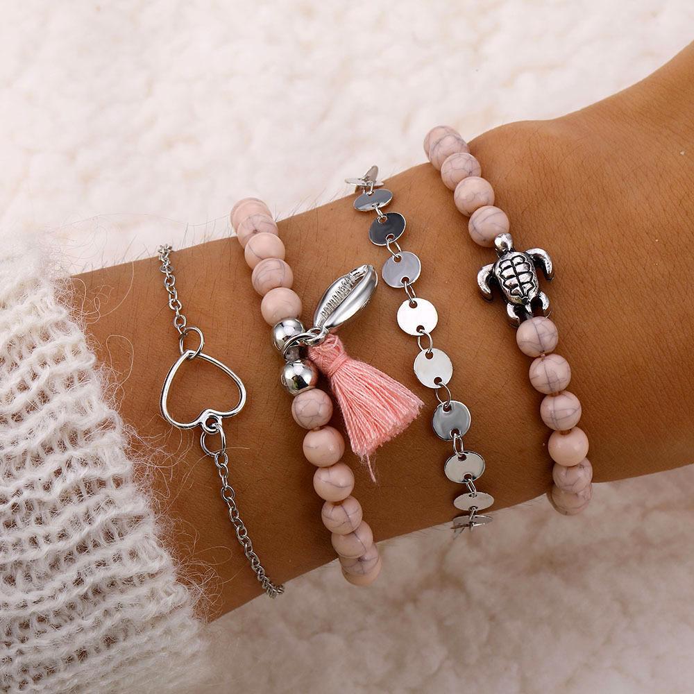 Pearl Necklace Pink | Bracelet Tassels | LHOARE Lifestyle