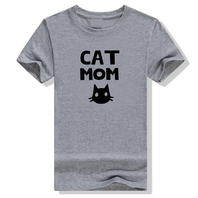 CRITTERTRENDS Cat Mom T-Shirt