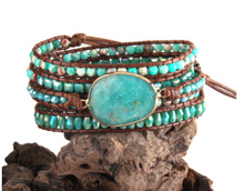 Load image into Gallery viewer, Bohemian Natural Stones Charm Bracelet
