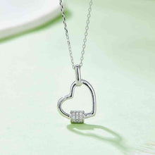 Load image into Gallery viewer, Moissanite 925 Sterling Silver Heart Shape Necklace
