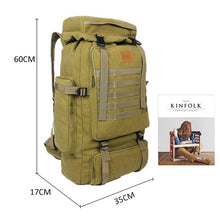 Load image into Gallery viewer, Large Military Backpack | Army Canvas Bag | LHOARE Lifestyle
