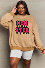 Load image into Gallery viewer, Simply Love Full Size MOM STER Graphic Sweatshirt
