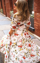 Load image into Gallery viewer, Bohemian Holiday Dress Floral printed
