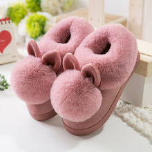 Load image into Gallery viewer, Warm &amp; Fuzzy Bunny Slippers
