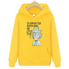 Load image into Gallery viewer, Animation Hoodie Rick And Morty Sweatshirts - Unisex
