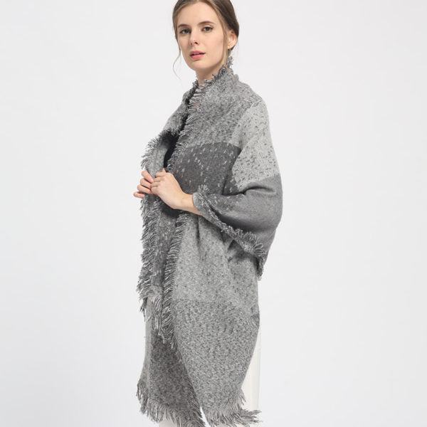 Warm Scarf Wool Cashmere Capes Clothes for Women