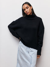 Load image into Gallery viewer, New loose half turtleneck autumn and winter sweater
