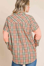 Load image into Gallery viewer, Plaid Collared Button Down Shirt
