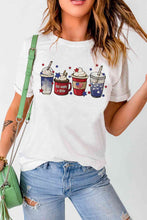 Load image into Gallery viewer, Cup Star Graphic Round Neck Tee
