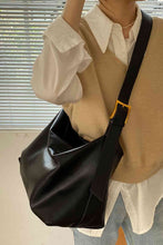 Load image into Gallery viewer, Wide Strap PU Leather Crossbody Bag
