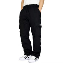 Load image into Gallery viewer, New sports and leisure loose foot multi-pocket tether men&#39;s loose overalls trousers
