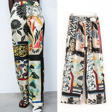 Load image into Gallery viewer, Patchwork Pant High Waisted Trousers For Female S
