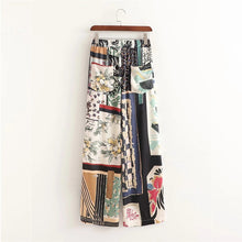 Load image into Gallery viewer, Patchwork Pant High Waisted Trousers For Female S
