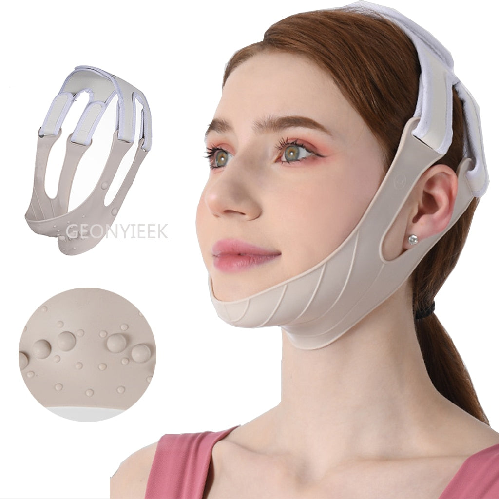 Women Chin Cheek Silicone Face Slimming Bandage Lift Up Belt V Line Face Shaper Facial Anti Wrinkle Strap Skin Care Beauty Tools