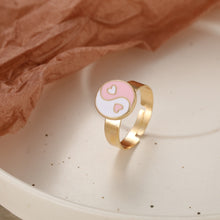 Load image into Gallery viewer, Charm Colorful Heart Y2K Ring Set
