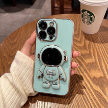 Load image into Gallery viewer, Astronaut Phone Case Silicone Kickstand Cover For iPhone 12 13 14 Pro Max Plus
