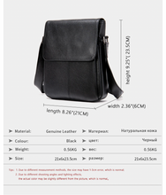 Load image into Gallery viewer, Genuine Leather Customize Handbag Messenger For Men
