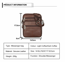 Load image into Gallery viewer, Small Single Genuine Leather Bag
