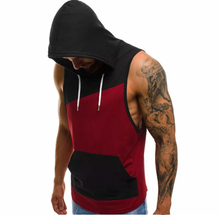 Load image into Gallery viewer, Casual Sleeveless Hoodie Vest Sports Training
