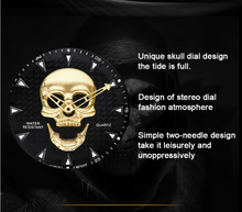 Load image into Gallery viewer, Skull Watch For Men - Water Resistant Quartz Wristwatches Sports
