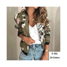 Load image into Gallery viewer, Retro Jacket Floral Printed Coat Cas
