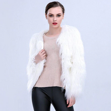 Load image into Gallery viewer, Faux Fur Coat  With LED
