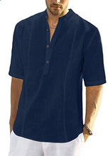Load image into Gallery viewer, New Arrival Men&#39;s Comfortable Casual Linen Shirt With Long Sleeves
