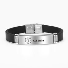 Load image into Gallery viewer, Silicone Medical Alert ID Bracelet
